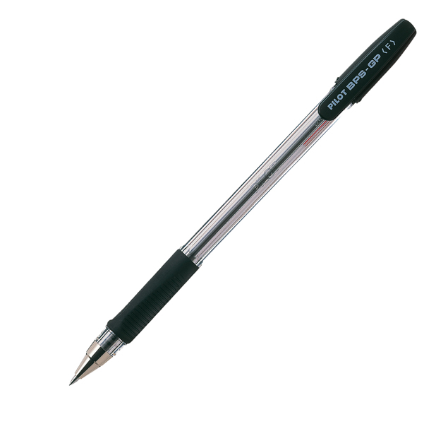 Penna a sfera BPS GP - punta fine 0,7mm - nero  - Pilot