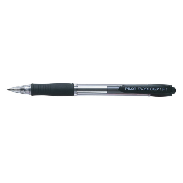 Penna a sfera a scatto Super Grip  - punta fine 0,7mm - nero - Pilot