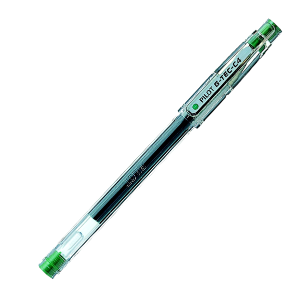 Penna a sfera Gel G Tec C4  - punta 0,4mm - verde - Pilot