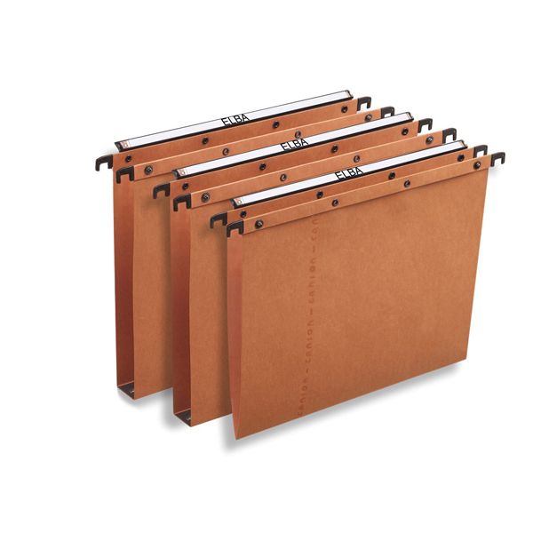 Cartella sospesa - cassetto Ultimate® - interasse 33 cm - fondo V - 31,6x25 cm - arancio - Favorit