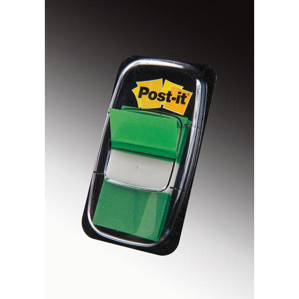 Segnapagina Post it® Index Medium - 25,4x43,2 mm - verde - Post it® - conf. 50 pezzi