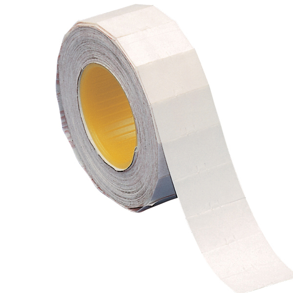 Etichette removibili per Towa GS/GM e Motex 5500 - 21x12 mm - bianco - rotolo da 1000 etichette