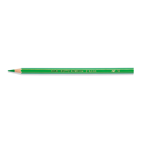 Supermina pastelli colorati - esagonali Ø 7,6mm lunghezza 18cm e mina Ø 3,8mm - verde - Giotto