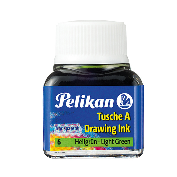 Inchiostro di china 523 - 10ml  - verde chiaro - Pelikan