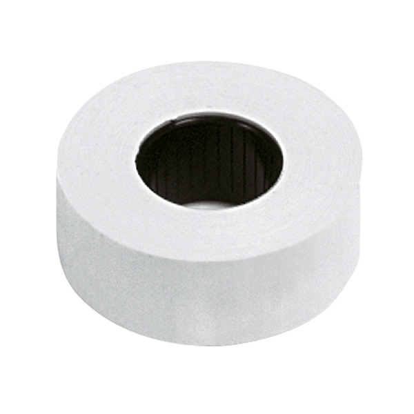 Rotolo 1000 etichette art.165 - 22x12 mm - permanente - bianco - Lebez - conf. 10 rotoli