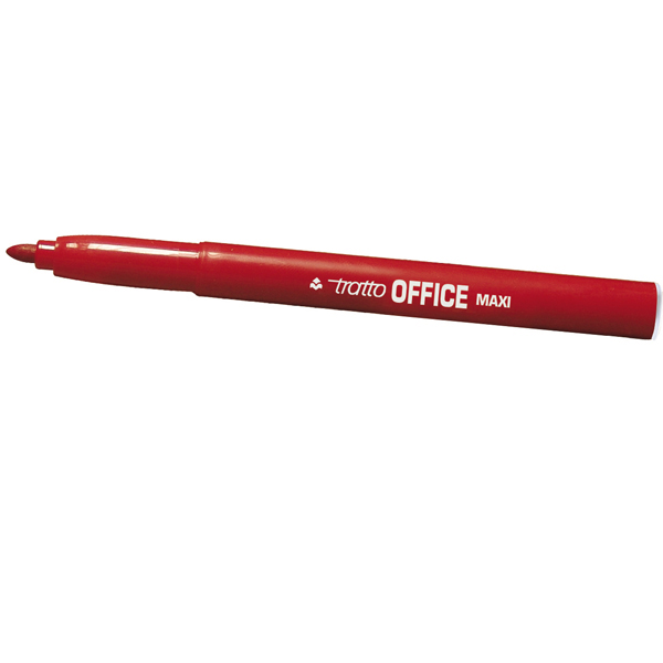 Pennarelli Office punta feltro - punta maxi - tratto 0,80-2,00mm - blu  - Tratto - conf. 12 pezzi