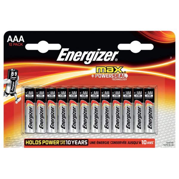Energizer Alkaline Max AAA x 12