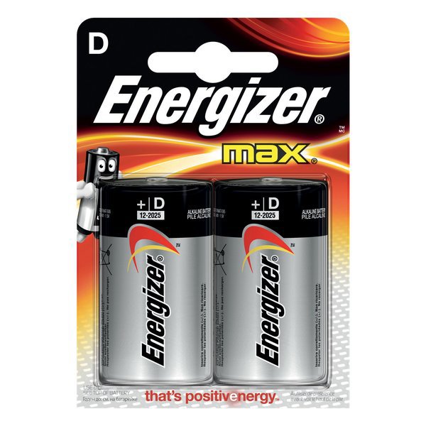 Energizer Alkaline Max D x 2