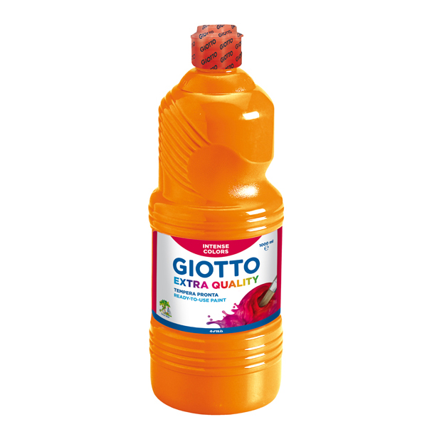 Tempera pronta - 1000ml - arancione - Giotto