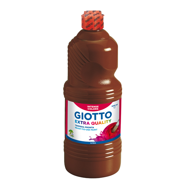 Tempera pronta - 1000ml - marrone - Giotto