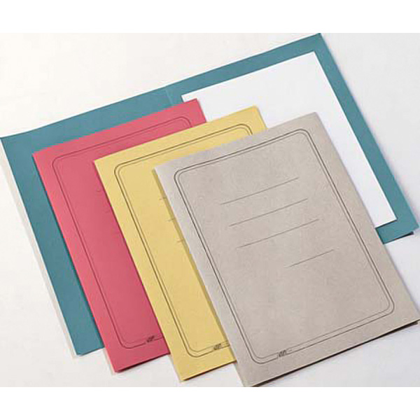 Cartelline semplici - con stampa - cartoncino Manilla 145 gr - 25x34 cm - azzurro - Cartotecnica del Garda - conf. 100 pezzi