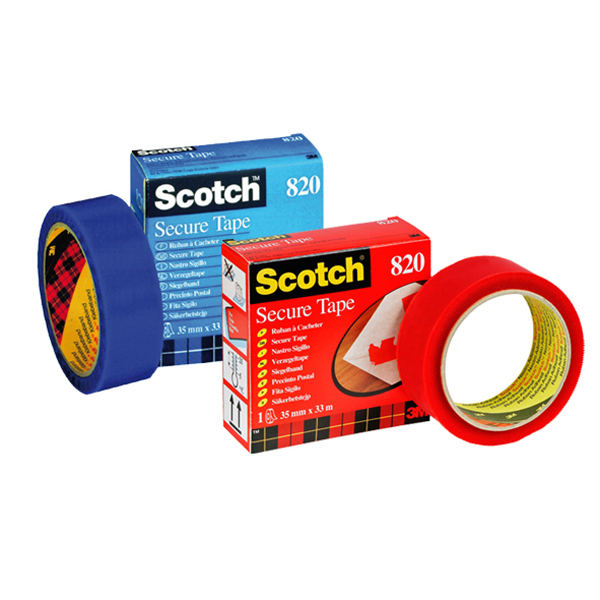 Nastro antieffrazione Scotch® Secure Tape - blu - larghezza 35 mm - lunghezza 33 m