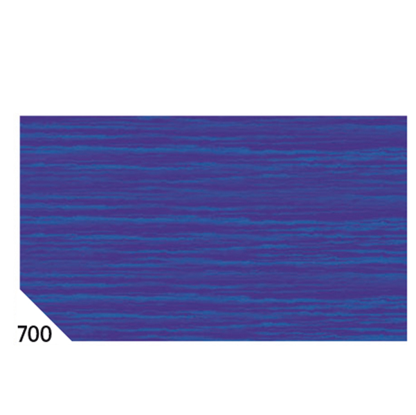 Carta crespa - 50x250cm - 60gr - blu 700 - Sadoch - Conf.10 rotoli