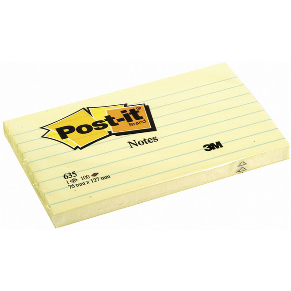 Blocco 100fg post-it®giallo canary