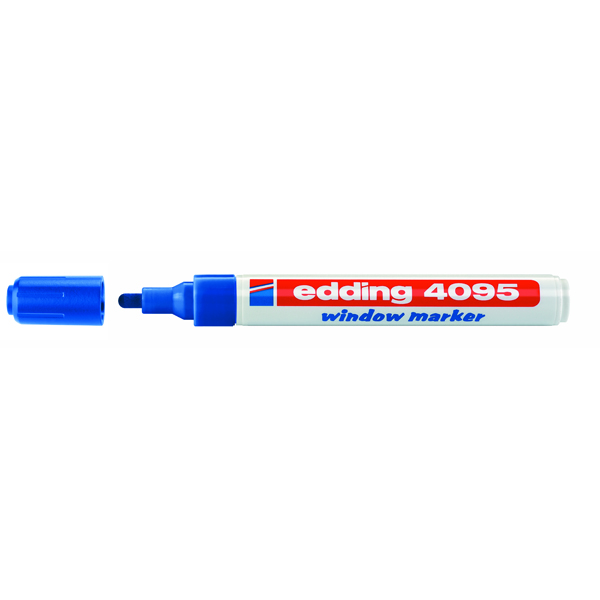Marcatore Edding 4095 - punta tonda da 2,00-3,00mm - blu - Edding