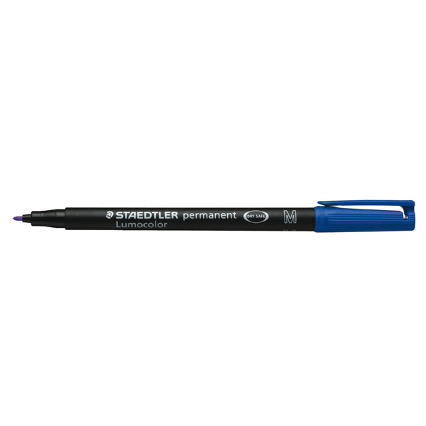 Pennarello Lumocolor Permanent 317  - punta 1,0mm - blu - Staedtler