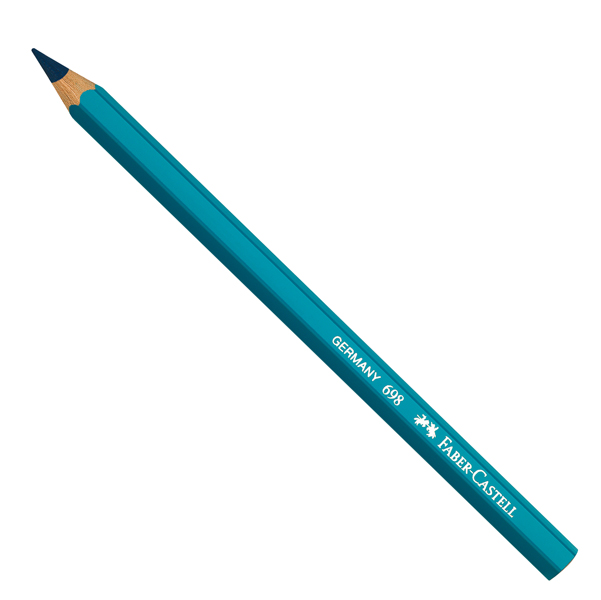 Matita 698 Jumbo per alimenti - esagonale - mina blu - Faber Castell