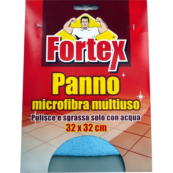 Panno in microfibra Europe - 210 gr - 32x32 cm - colori assortiti - Fortex