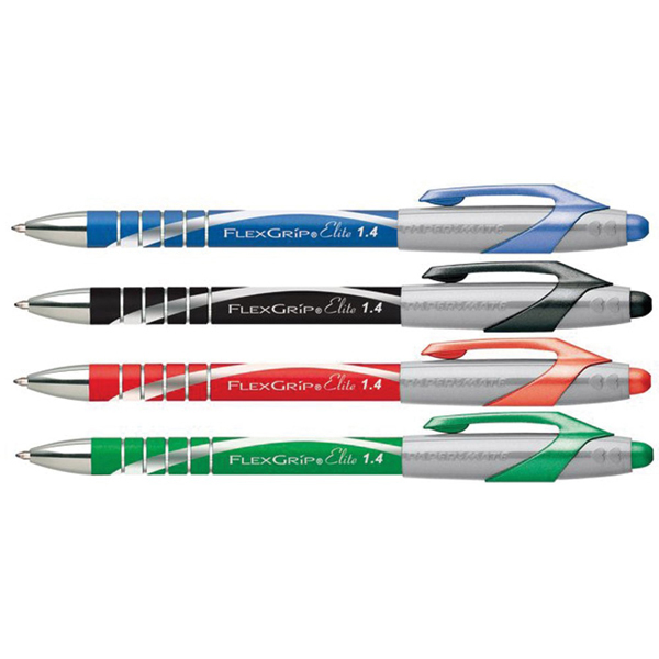 Penna sfera scatto flexgrip elite 1.4 blu papermate