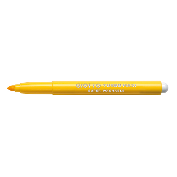Pennarello Turbomaxi Monocolore - punta ø5mm - giallo - Giotto