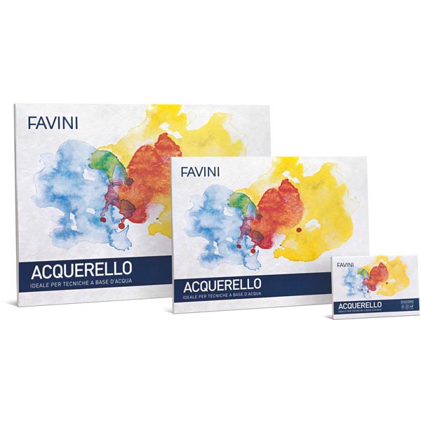 Blocco Acquerello - 25x35cm - 340gr - 10 fogli - Favini