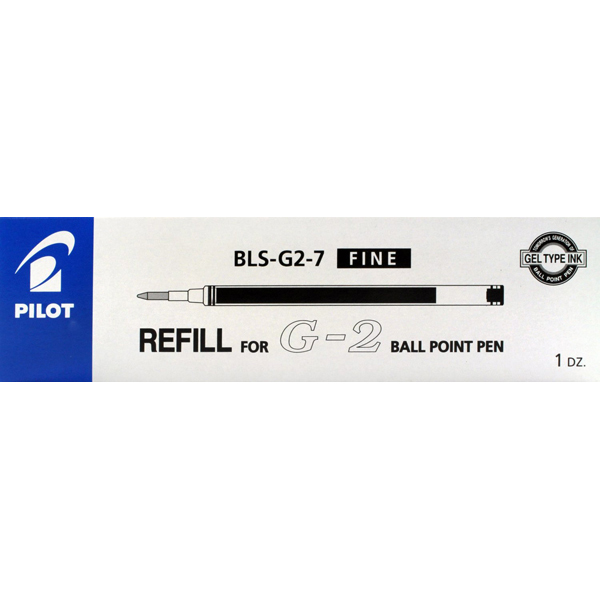 Refill  roller sfera Inkgel BLS G2 7 - nero - punta 0,7mm - Pilot