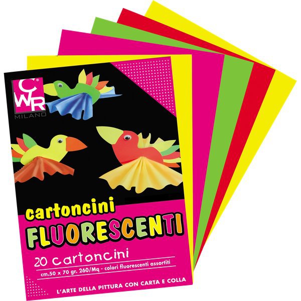 Cartoncino fluorescente