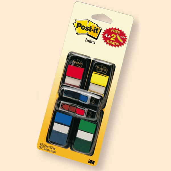 Segnapagina Post it® Index + 48 Mini Freccia - 4 colori classici - conf. 200 pezzi