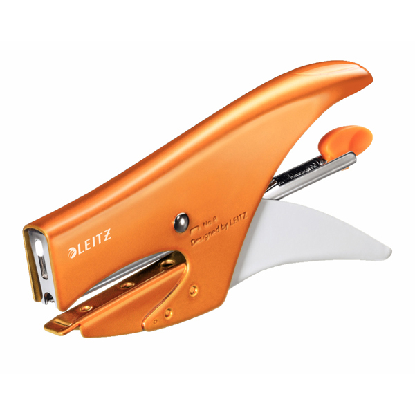 Cucitrice a pinza 5547 WOW - arancio metallizzato - Leitz