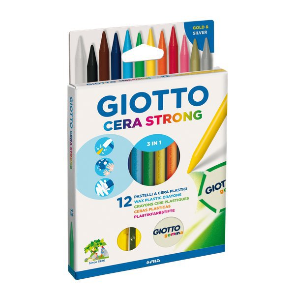 Pastelli Giotto Cera Strong 3 in 1 