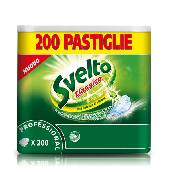 Tabs per lavastoviglie - Svelto - fustino da 188 tabs da 10 gr