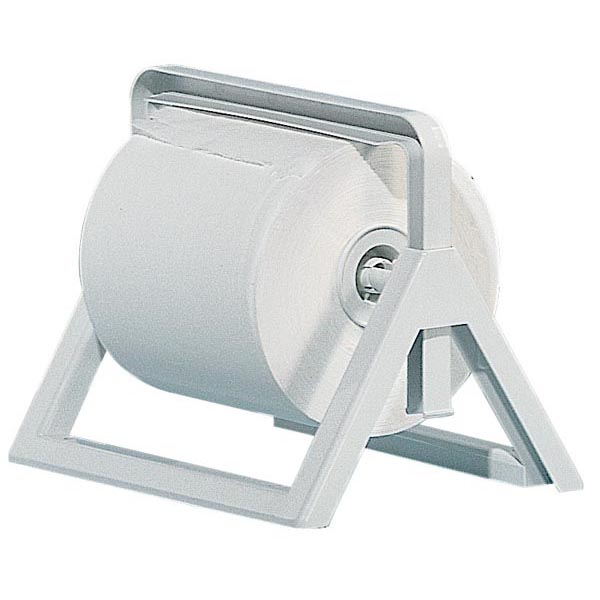 Dispenser murale/da banco per bobine di carta - ABS - 25x30,5x44 cm - bianco - Mar Plast