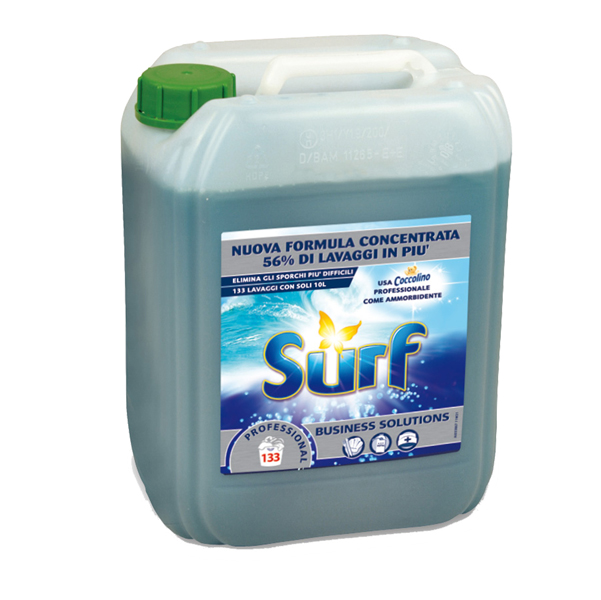 Detersivo liquido per lavatrice - 10 L - Surf