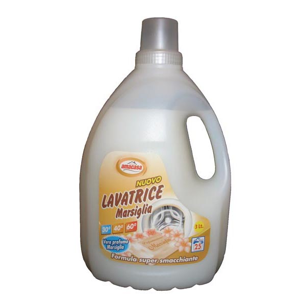 Detersivo liquido Lavatrice - marsiglia - 3 L - Amacasa