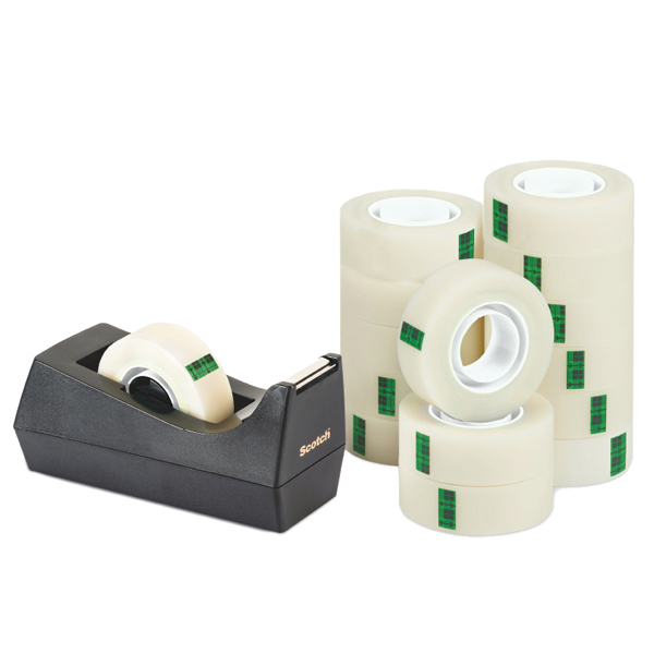 Dispenser C38 per nastri fino a 33 mt - 14 rotoli Scotch® Magic