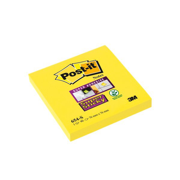 Foglietti Post-it  Super Sticky Giallo Oro