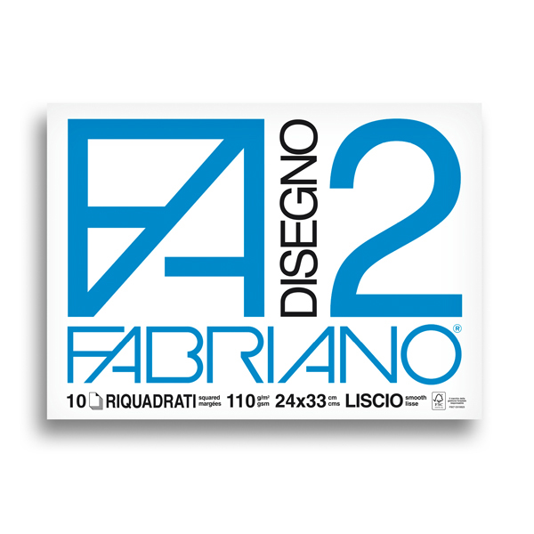 Album p.m. fabriano2 (240x330mm) 10fg 110gr liscio squadrato