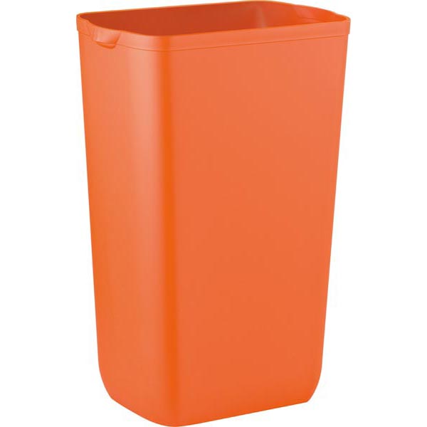 Cestino gettacarte Soft Touch - 33x22x49 cm - arancio - 23 L - Mar Plast