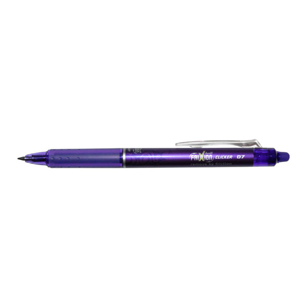 Penna sfera a scatto frixionball clicker 0,7mm viola pilot