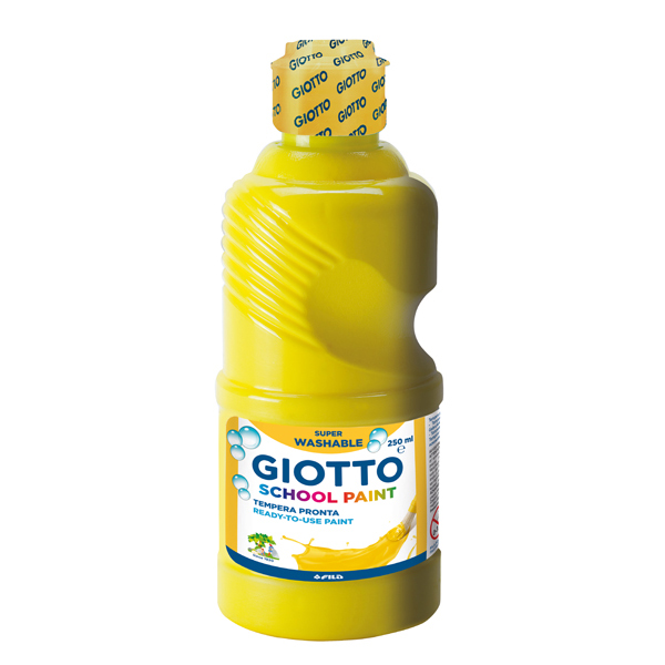 Tempera pronta - 250ml - giallo - Giotto