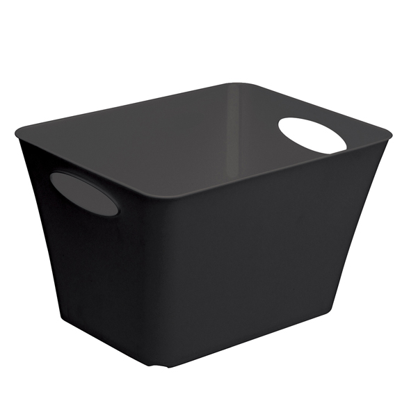 Contenitore Living Box - 52,6x39,2x31 cm - PPL - 44 L - nero - Rotho