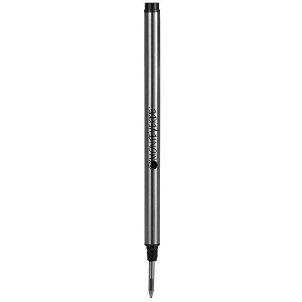 Refill in metallo per roller Montblanc  - punta fine - nero - Monteverde - conf. 2 pz