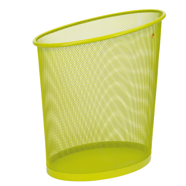 Cestino gettacarte Mesh - rete metallica - 18 lt - verde - Alba