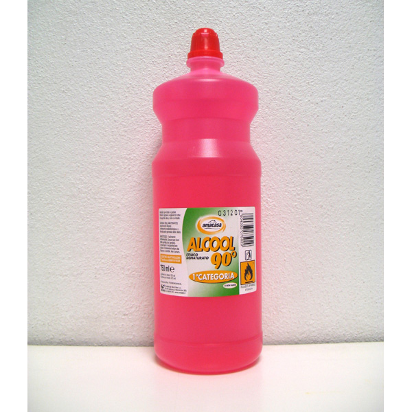 Alcool etilico denaturato 90° - 750 ml - Scric