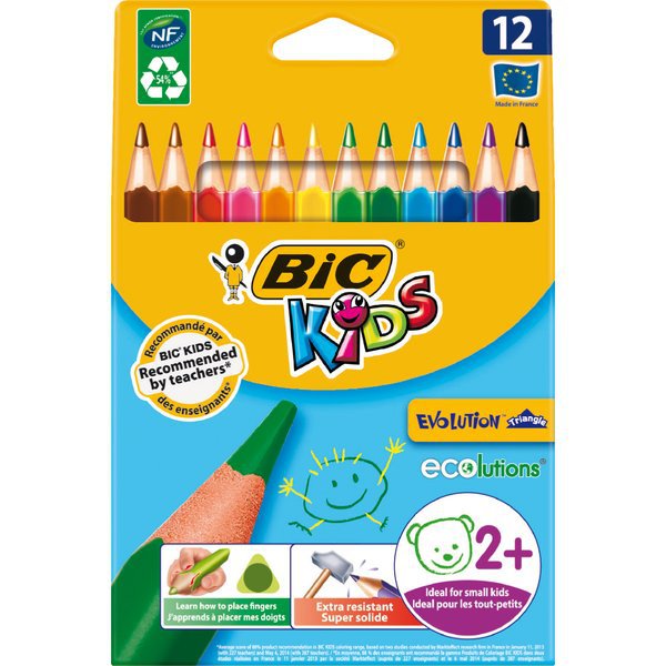 Matite colorate Bic Kids Evolution Triangle