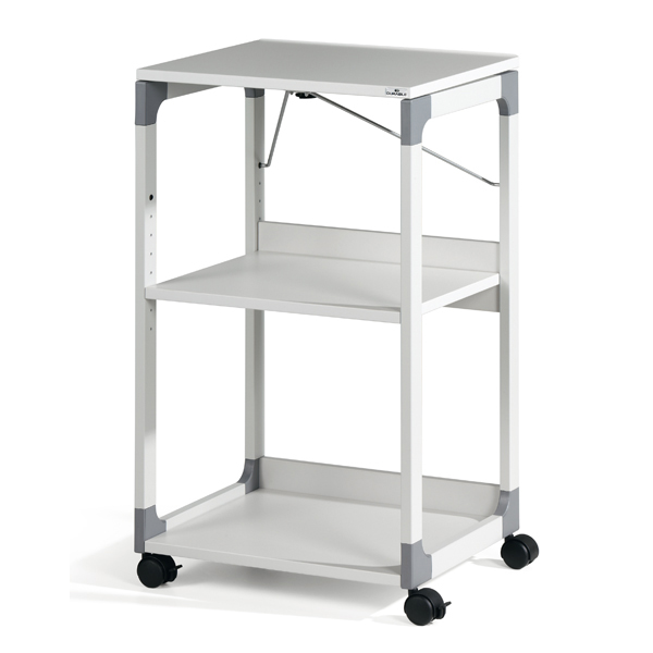 Carrello System - 50,8x43,2x88,2 cm - 3 ripiani -  con ruote - per videoproiettore - grigio - Durable