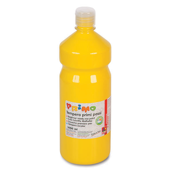 Tempera brillante da 1000ml - giallo - Primo