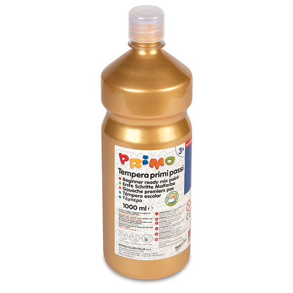 Tempera brillante da 1000ml - oro - Primo