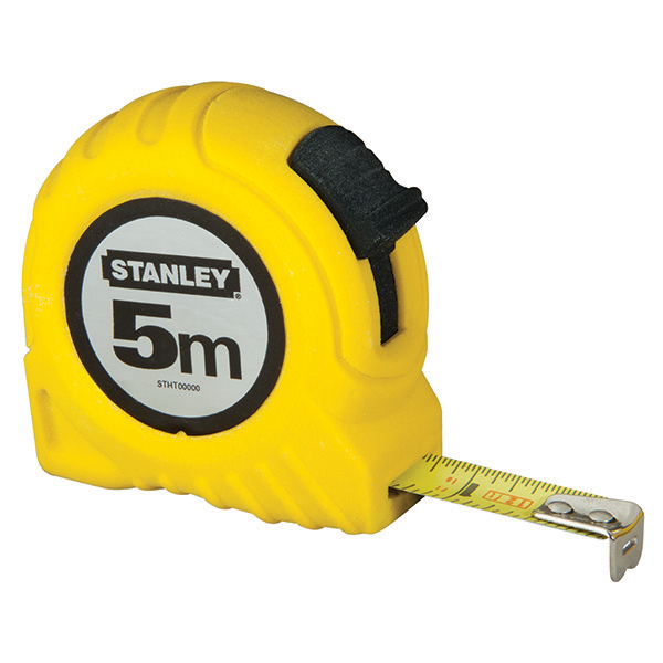 Flessometro - 5 mt - metallo/ABS - Stanley