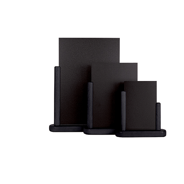 Lavagna da tavolo Elegant - A6 - 15,5x17x5 cm - nero - Securit